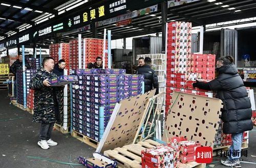 车厘子成年货 顶流 蒜台批发价回落 探访西南最大农产品批发交易市场 新春走基层